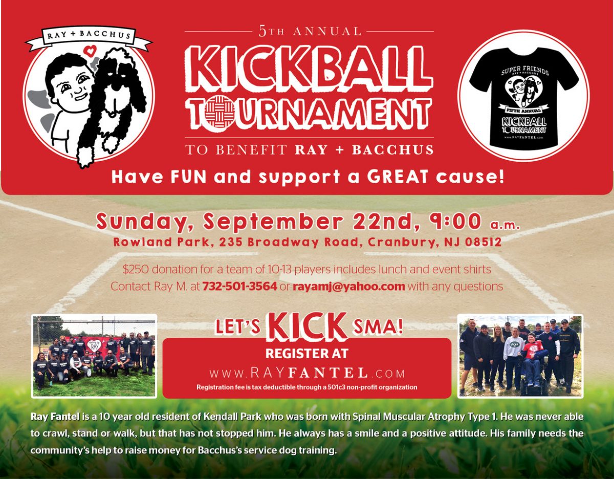 Proud Sponsor of Ray Fantel’s 5th Annual Kickball Tournament