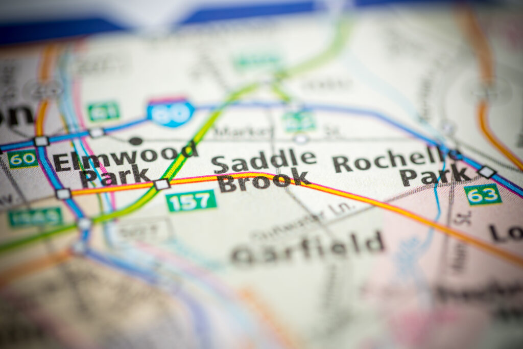 Saddle Brook NJ on Map - Viking Pest Control